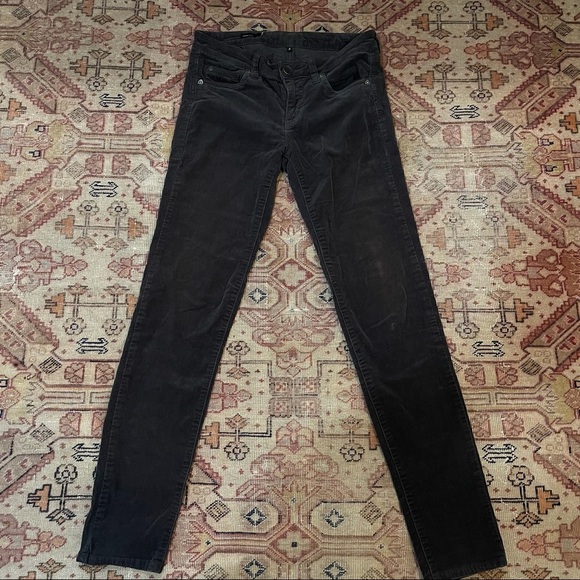 Kut From The Kloth DIANA RELAXED FIT CORDUROY SKINNY dark grey - Picture 2 of 8